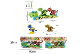 SET DINO AUTOCARRO +2 DINOSAURI